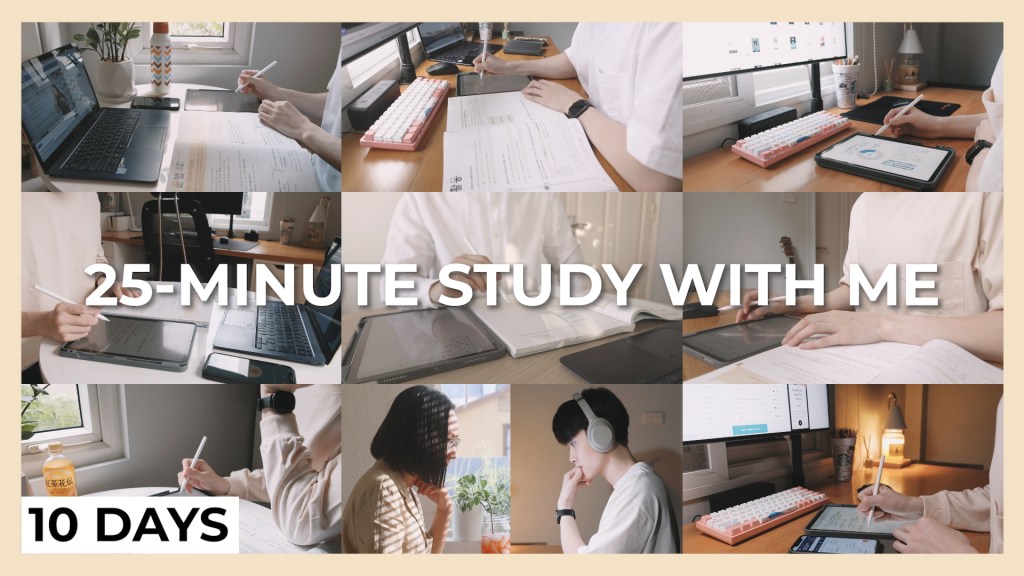 10 ngày làm video STUDY WITH ME dưới góc độ của một content creator – KIRA